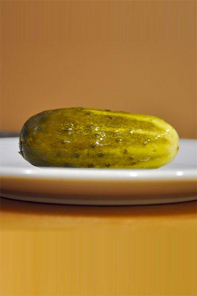 Sour dill pickle